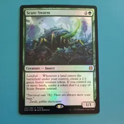 MTG Magic The Gathering FOIL PROMO Scute Swarm - Image 1