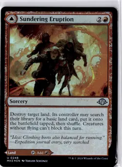 Sundering Eruption Modern Horizons 3 Foil NM U 0248 - Image 1