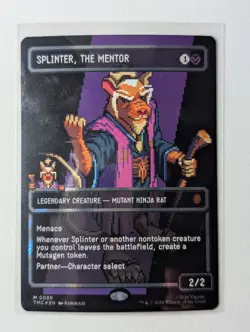 Splinter, the Mentor (0089) (Borderless) (Surge Foil) Commander: TMNT - Image 1