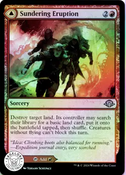 Sundering Eruption - Foil - Modern Horizons 3 - 248 NM - Image 1