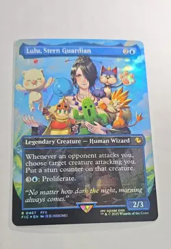 Lulu, Stern Guardian (Borderless) (Chocobo Track Foil) Commander: Final Fantasy - Image 1