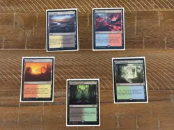 Magic The Gathering Secret Lair Ultimate Edition - Enemy Fetch Lands - Image 1