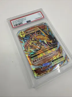 Pokemon 2016 M Charizard-EX 13/108 Evolutions PSA 5 - Image 5