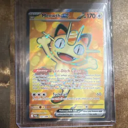 Meowth ex 107/088 Perfect Order Ultra Rare Full Art Holo Pokemon TCG NM NearMint - Image 2