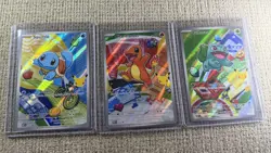 Charmander Bulbasaur Squirtle Pokemon TCG First Partner Illustration Collection - Image 1