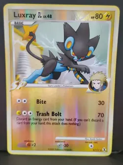 Luxray GL 9/111 - 2009 Platinum Rising Rivals Reverse Holo Rare Pokemon TCG - LP - Image 1