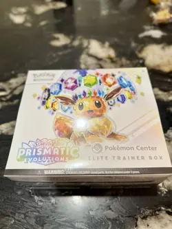 Pokemon Center Prismatic Evolutions Elite Trainer Box – Factory Sealed | In Hand - Image 1