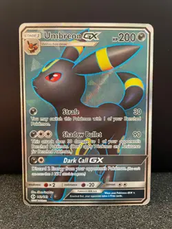 Pokemon Umbreon GX Full Art 142/149 Sun Moon Base NM - Mint - Image 1