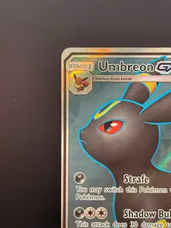 Pokemon Umbreon GX Full Art 142/149 Sun Moon Base NM - Mint - Image 5