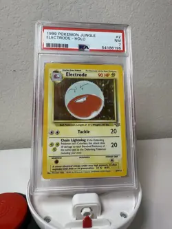 1999 WOTC POKEMON JUNGLE UNLIMITED ELECTRODE 2/64 HOLO RARE PSA 7 - Image 1