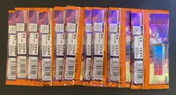 10 x Chinese Pokemon TCG Gem Pack Vol.3 Sealed Booster Packs - Image 2