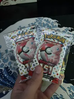 Pokemon Scarlet & Violet 151 Booster Packs 2 Sealed English TCG Mew - Image 1