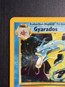 Pokemon TCG Gyarados Base Set 6/102 Holo Rare 100 HP Dragon Rage 1999 Wizards - Image 3