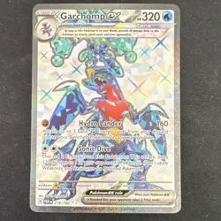 Pokemon Garchomp ex 219/182 SV04: Paradox Rift Full Art Holo Ultra Rare EX - Image 1