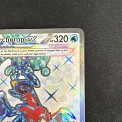Pokemon Garchomp ex 219/182 SV04: Paradox Rift Full Art Holo Ultra Rare EX - Image 2