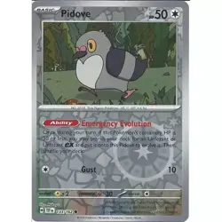 Pidove - Reverse Holo - Uncommon - Temporal Forces - Pokemon - 133/162 - Image 1