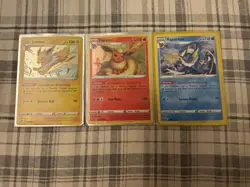 Pokemon TCG - Flareon Jolteon Vaporeon Cosmos Holo Set SWSH Promos Near Mint - Image 1