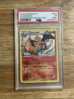 GRADED PSA 1(MK) 2016 Pokemon XY Charizard GEN.Radiant Collection #RC5 - Image 1