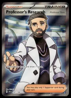 Pokemon TCG SV01: Scarlet & Violet Base Set #241/198 Professor's Research NM - Image 1