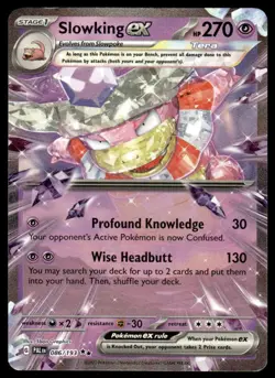Pokemon TCG Paldea Evolved #086/193 Slowking EX NM - Image 1