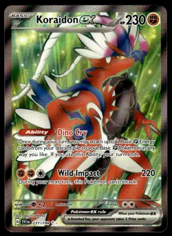 Pokemon TCG SV01: Scarlet & Violet Base Set #231/198 Koraidon ex NM - Image 1