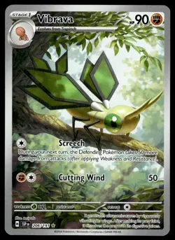 Pokemon TCG SV08: Surging Sparks #206/191 Vibrava - Image 1