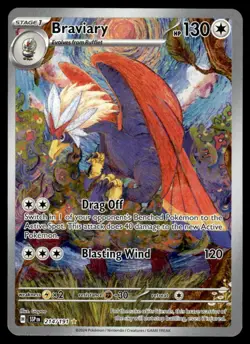 Pokemon TCG SV08: Surging Sparks #214/191 Braviary - Image 1