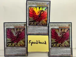x3 Black Rose Moonlight Dragon Ultra Rare 3x RA03-EN038 NM 1st Edition Yu-Gi-Oh! - Image 1