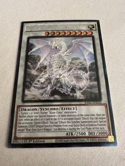 Yu-Gi-Oh! Blue-Eyes Spirit Dragon RA02-EN030 PCR Collector’s Rare 1st Ed NM - Image 1