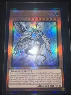 Yu-Gi-Oh! RA01-EN16 Blue-Eyes Abyss Dragon Prismatic Ultimate Rare - Image 1