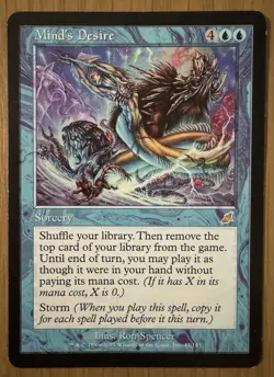 MTG Mind's Desire Scourge LP - Image 1