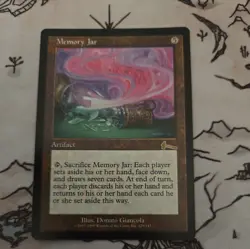 NM Memory Jar Urza's Legacy Mtg Magic the Gathering - Image 1