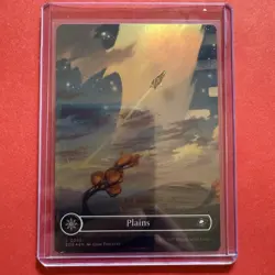 Plains- Edge of Eternity Borderless Foil MTG-NM - Image 1