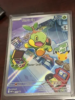 Turtwig 040 - Partner Series 1 Illustration Rare Promo 30th Anniversary Pokemon - Image 1