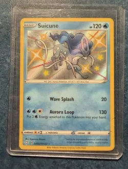 Pokemon Suicune Shiny Holo Rare SV022/SV122 Shining Fates 120 HP - Image 1