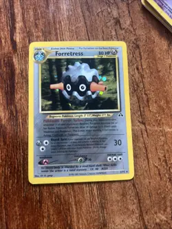 Pokemon TCG Forretress Holo Rare Card Neo Discovery Series 2/75 - Image 1