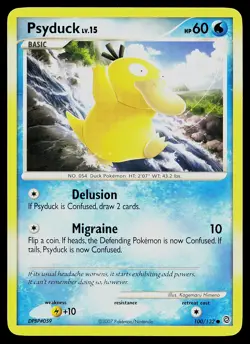 Pokemon Card - Psyduck Secret Wonders 100/132 Common - Image 1