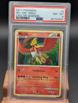 2011 Pokemon Call Of Legends Ho-Oh Holo #9 PSA 8 - Image 1