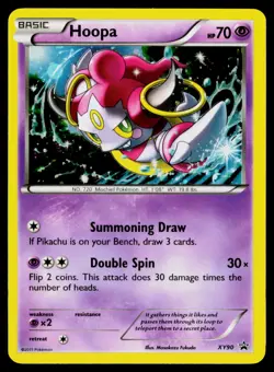 Hoopa - Collector Chest Holo #XY90 Promo Pokemon XY Promos LP - Image 1