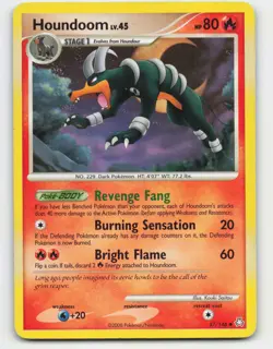 2008 Pokemon, Legends Awakened, #57/146 Houndoom, Uncommon - Image 1
