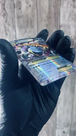 Pokemon M Blastoise EX Mega Evolution Holo 30/146 220 HP English - Image 3