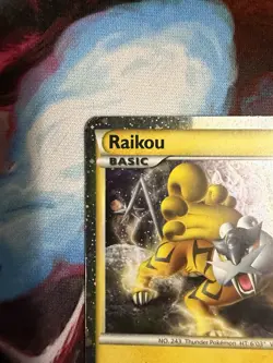 Raikou Pokemon HeartGold & SoulSilver Black Star Promo #HGSS19 2010 L/MP - Image 2