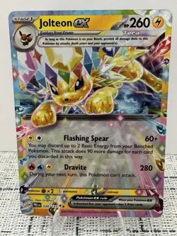 Pokemon Jolteon ex 030/131 Sv: Prismatic Evolutions Double Rare Holo EX English - Image 1