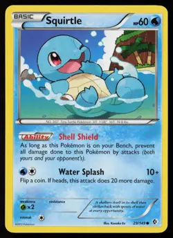 Squirtle 29/149 Common Boundaries Crossed Pokemon Lightly Played - Image 1
