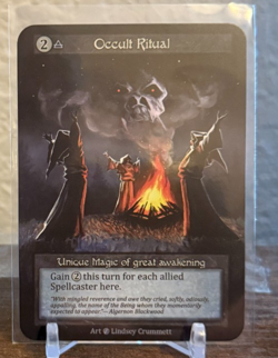 Sorcery Contested Realms - Beta - Occult Ritual NM - Image 1