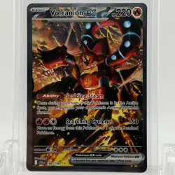 Pokemon TCG Journey Together Volcanion #182/159 SIR NM - Image 1