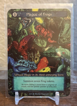 Sorcery Contested Realms - Beta - Plague of Frogs NM - Image 1