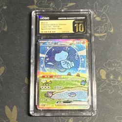 Pokemon Mew EX 191/151 SAR CHINESE CGC 10 Pristine - Image 3