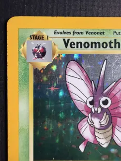 Pokemon TCG Venomoth Jungle 13/64 Holo Rare 70 HP Unlimited 1999 Wizards - Image 3