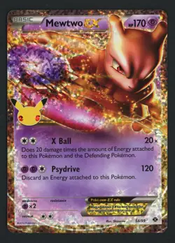 Mewtwo EX 54/99 Celebrations: Classic Collection Classic Collection Pokemon TCG - Image 1
